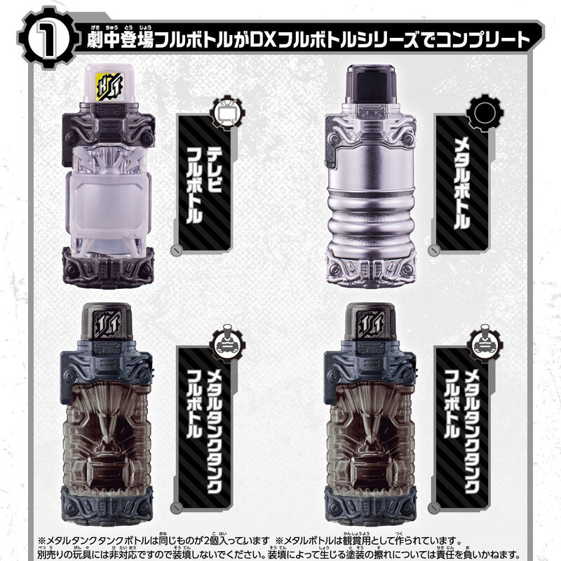 Kamen Rider Build DX Full Bottle FINAL Set Official Images Revealed ORENDS RANGE TEMP