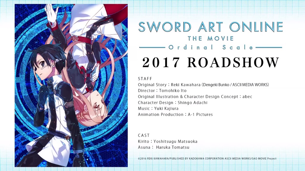 Sword Art Online the Movie: Ordinal Scale (2017) - Filmaffinity